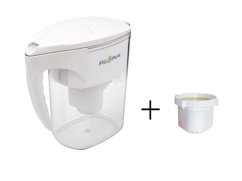 pH ALKALINE Water Filter Jug - Filters and Alkalises Faster Bundle + 1 x Extra Filter (Save 5%)