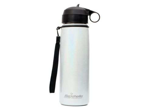 pH ALKALINE FILTER Stainless Drink Bottle - Pearl White (750ml):