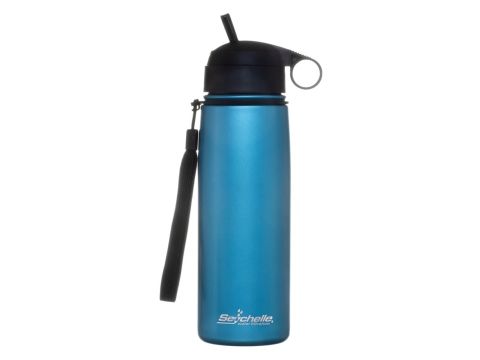 pH ALKALINE FILTER Stainless Drink Bottle - Metallic Blue (750ml)